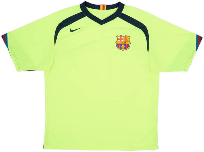 2005-06 Barcelona Basic Away Shirt Ronaldinho #10 - 8/10 - (M)