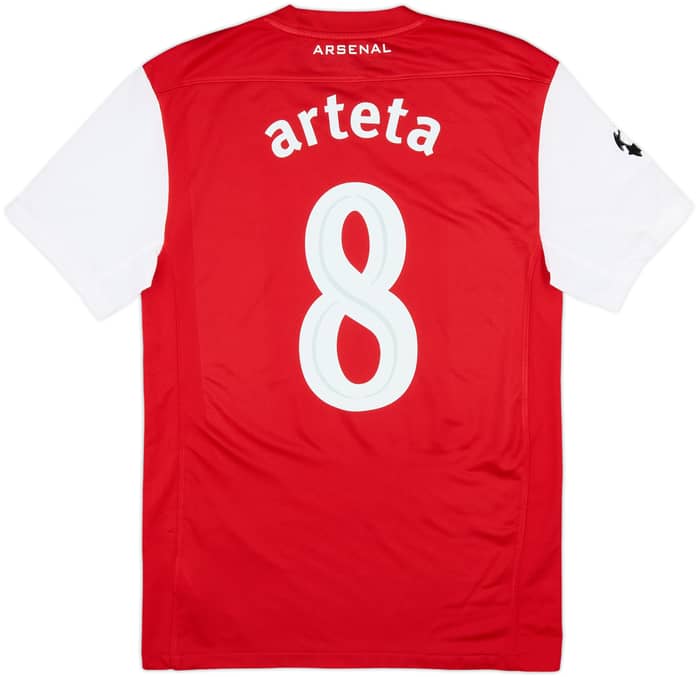 2011-12 Arsenal Home Shirt Arteta #8 - 7/10 - (S)