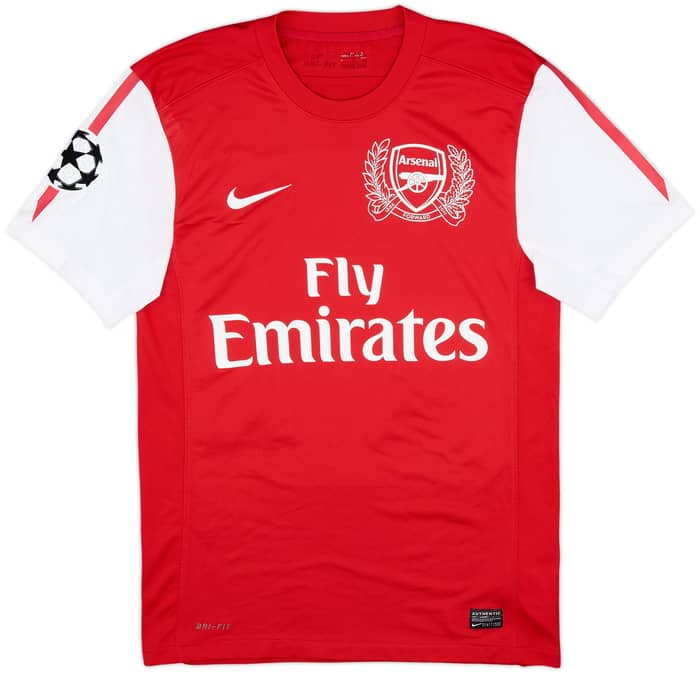 2011-12 Arsenal Home Shirt Arteta #8 - 7/10 - (S)
