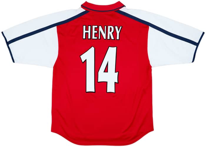 2000-02 Arsenal Home Shirt Henry #14 - 10/10 - (M)