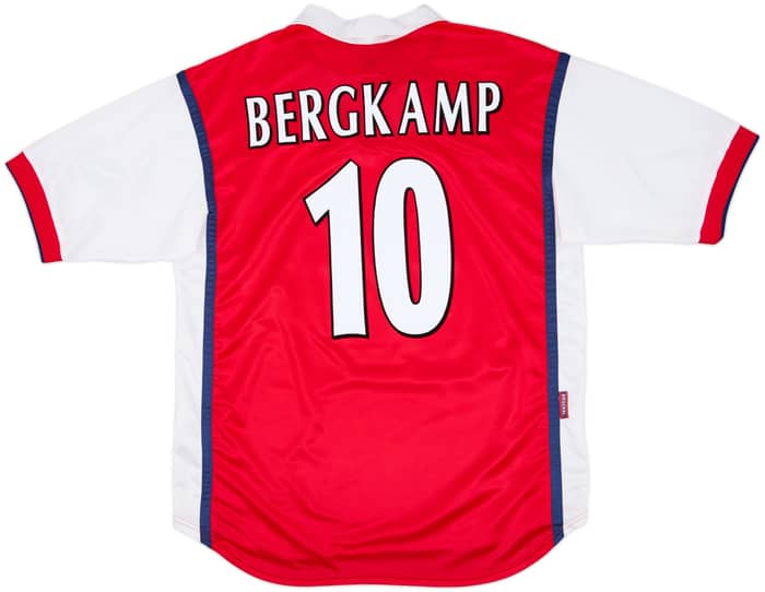 1998-99 Arsenal Home Shirt Bergkamp #10 - 8/10 - (L)
