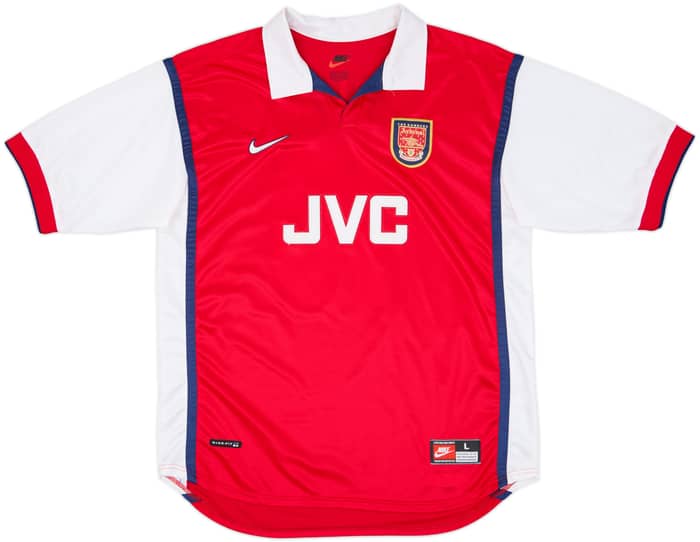 1998-99 Arsenal Home Shirt Bergkamp #10 - 8/10 - (L)