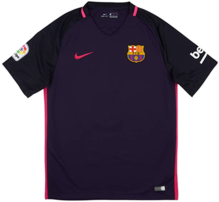 2016-17 Barcelona Away Shirt A. Iniesta #8 - 6/10 - (M)