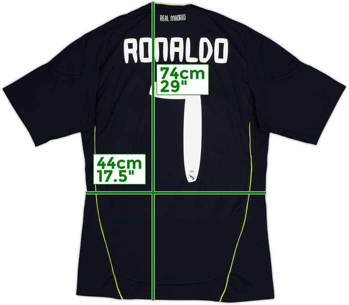 2010-11 Real Madrid Away Shirt Ronaldo #7 - 8/10 - (M)