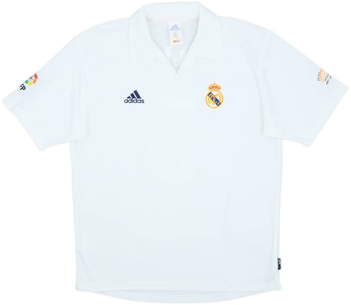 2001 Real Madrid Home Shirt Zidane #5 - 9/10 - (M)