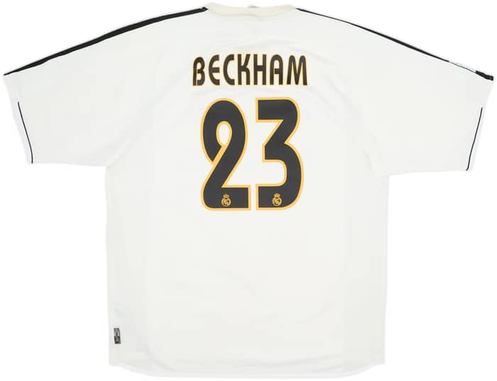 2003-04 Real Madrid Home Shirt Beckham #23 - 6/10 - (L)