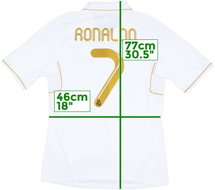 2011-12 Real Madrid Home Shirt Ronaldo #7 - 7/10 - (M)