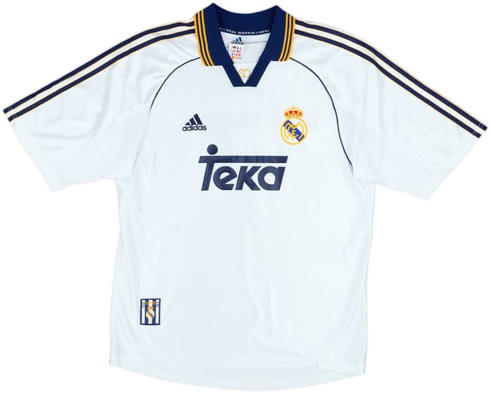 1998-00 Real Madrid Home Shirt Raul #7 - 8/10 - (M)