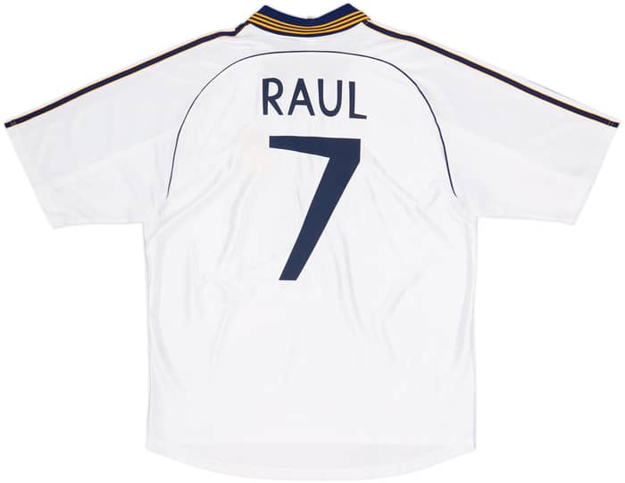 1998-00 Real Madrid Camiseta de local Raúl #7 - 8/10 - (L)