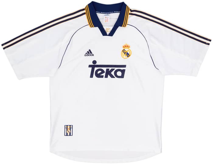 1998-00 Real Madrid Camiseta de local Raúl #7 - 8/10 - (L)