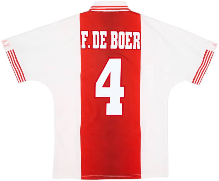 Camiseta de local del Ajax 1997-98 F.De Boer #4 - 8/10 - (S)