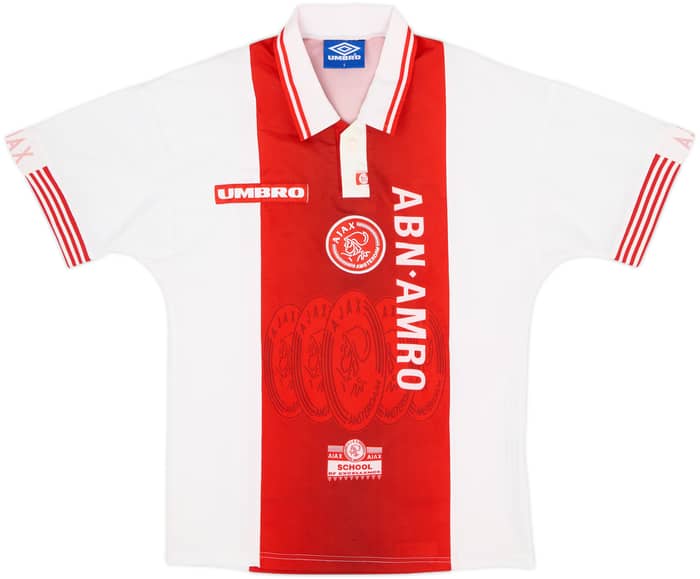 Camiseta de local del Ajax 1997-98 F.De Boer #4 - 8/10 - (S)