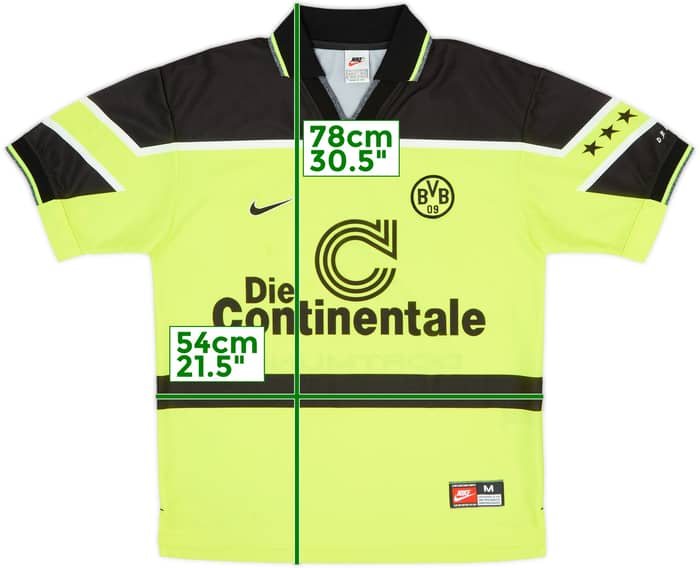 1997-98 Borussia Dortmund Home Shirt - 8/10 - (M)