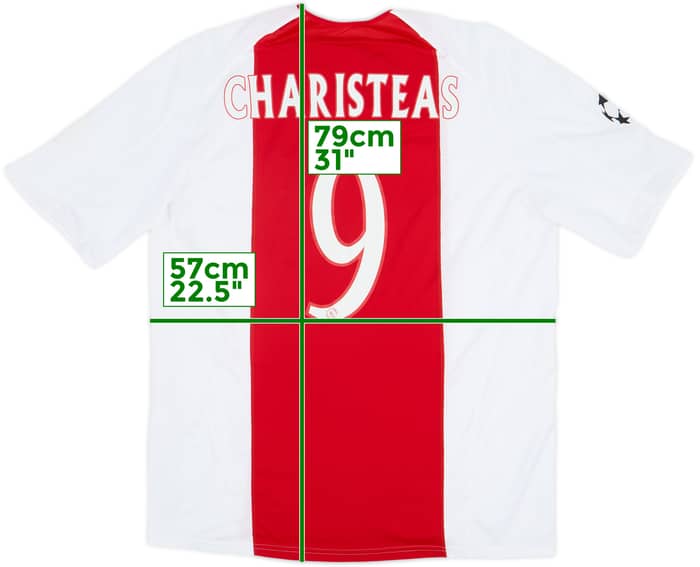 2005-06 Ajax Home Shirt Charisteas #9 - 6/10 - (XL)