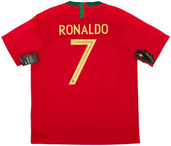 2018-19 Portugal Home Shirt Ronaldo #7 (XL)