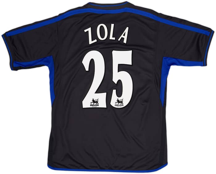 2002-04 Chelsea Away Shirt Zola #25 - 8/10 - (M)