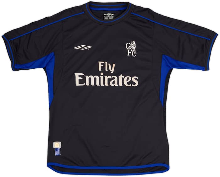 2002-04 Chelsea Away Shirt Zola #25 - 8/10 - (M)