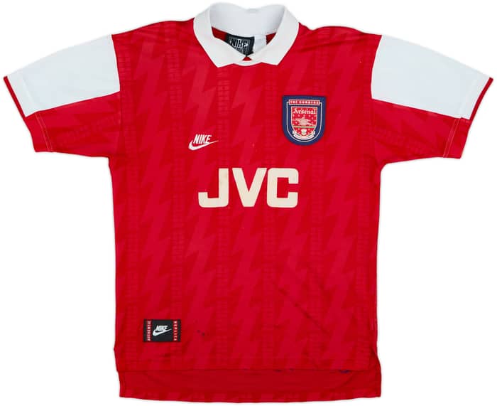 1994-96 Arsenal Home Shirt Adams #6 - 6/10 - (S)