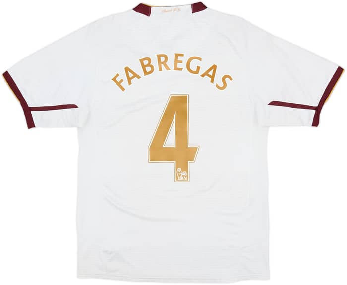 2007-08 Arsenal Away Shirt Fabregas #4 - 5/10 - (S)