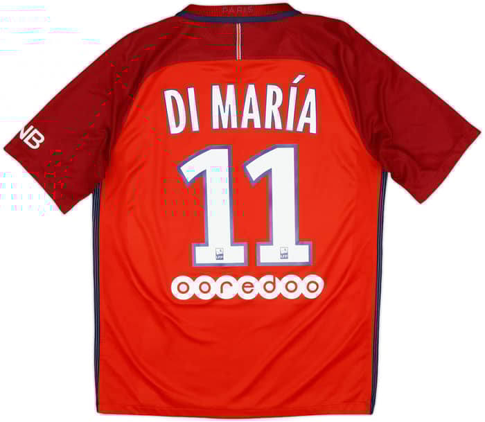 2016-17 Paris Saint-Germain Away Shirt Di Maria #11 - 6/10 - (M)