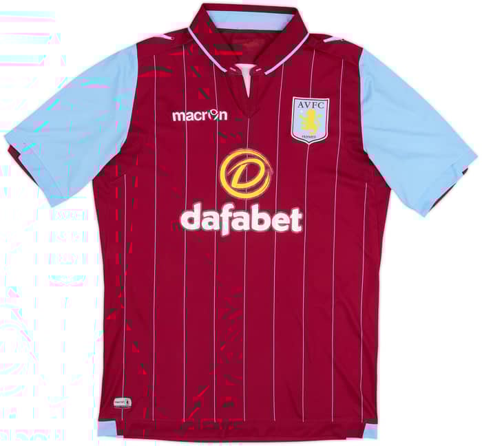 2014-15 Aston Villa Home Shirt Grealish #40 - 6/10 - (L)