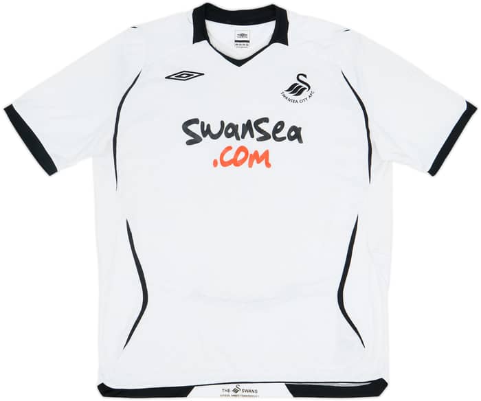 2008-09 Swansea Home Shirt - 6/10 - (XL)