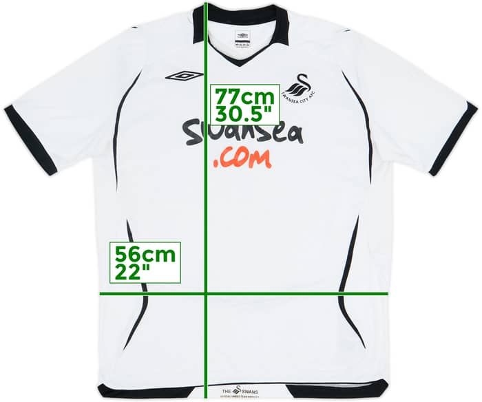 2008-09 Swansea Home Shirt - 6/10 - (XL)