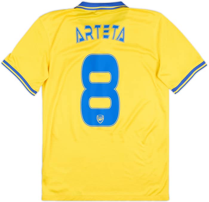 2013-14 Arsenal Away Shirt Arteta #8 - 7/10 - (S)