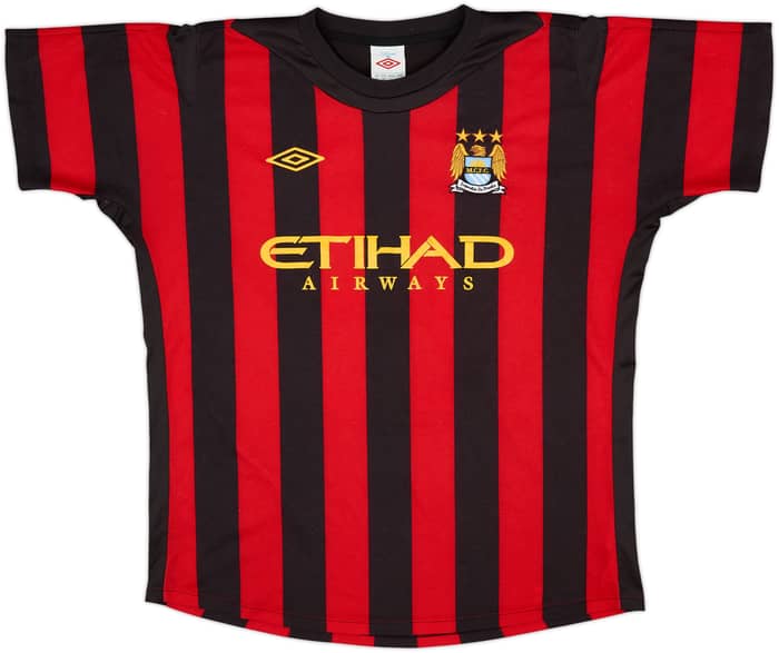 Camiseta de visitante del Manchester City 2011-12 Kun Aguero #16 - 7/10 - (L)
