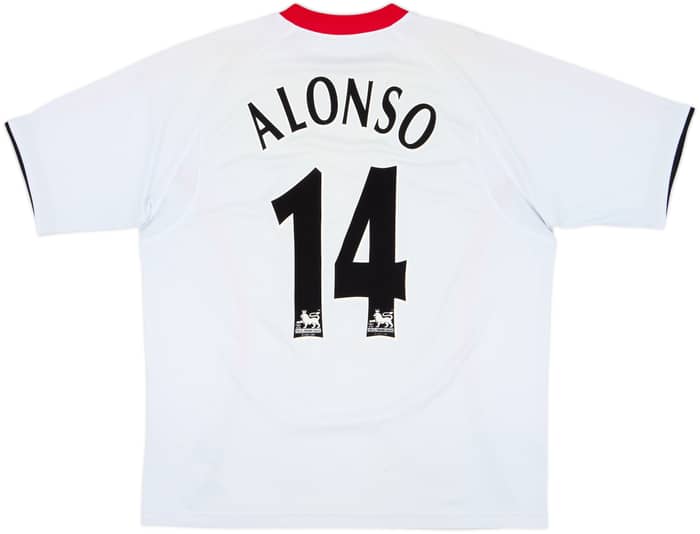 2005-06 Liverpool Away Shirt Alonso #14 - 6/10 - (XL)