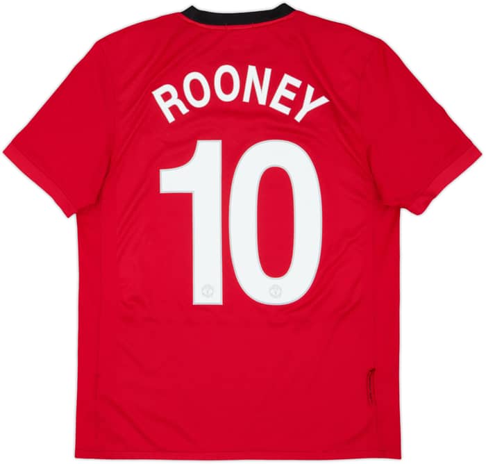 2009-10 Manchester United Home Shirt Rooney #10 - 7/10 - (M)