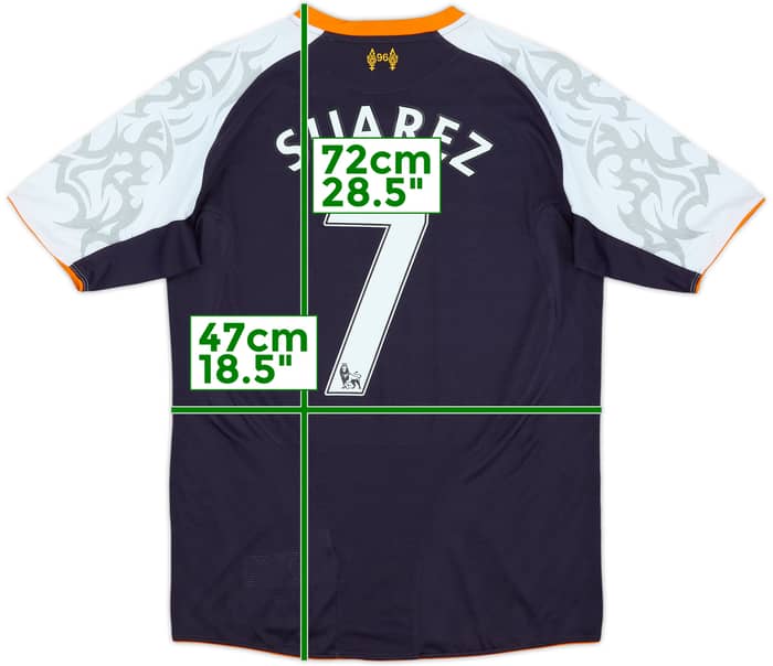 2012-13 Liverpool Third Shirt Suarez #7 - 8/10 - (S)