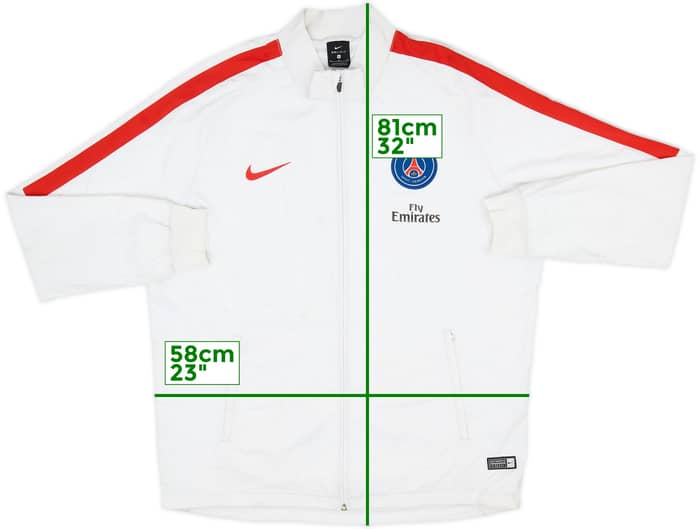 2016-17 Paris Saint-Germain Nike Track Jacket - 5/10 - (XL)