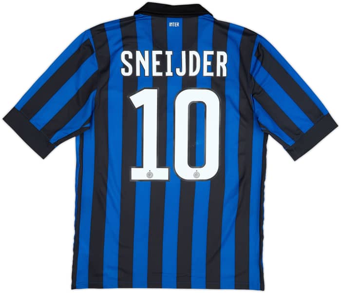 2011-12 Inter Milan Home Shirt Sneijder #10 - 6/10 - (M)