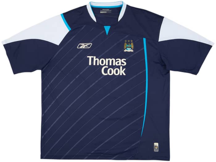 2005-06 Manchester City Away Shirt Dunne #22 - 5/10 - (XXL)