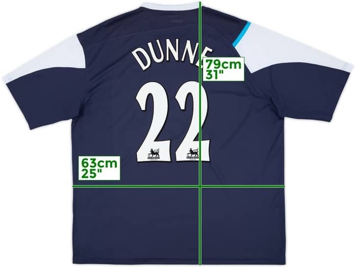 2005-06 Manchester City Away Shirt Dunne #22 - 5/10 - (XXL)