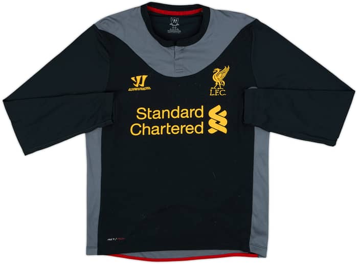 Camiseta de visitante de manga larga del Liverpool 2012-13 Suarez #7 - 7/10 - (S)