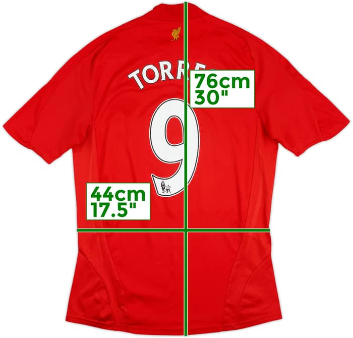 2008-10 Liverpool Home Shirt Torres #9 - 6/10 - (S)