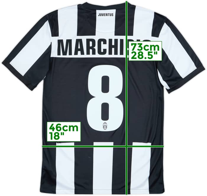 2012-13 Juventus Home Shirt Marchisio #8 - 7/10 - (S)