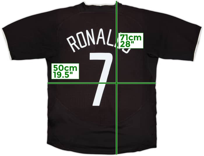 2003-05 Manchester United Camiseta Visitante Ronaldo #7 - 5/10 - (M)