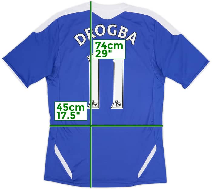 2011-12 Chelsea Camiseta Local Drogba #11 - 5/10 - (S)
