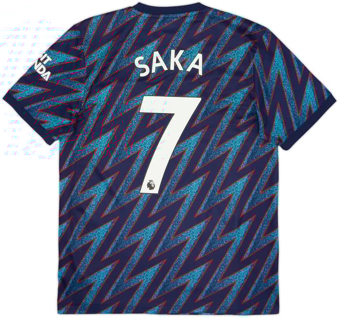 2021-22 Arsenal Third Shirt Saka #7 - 9/10 - (M)