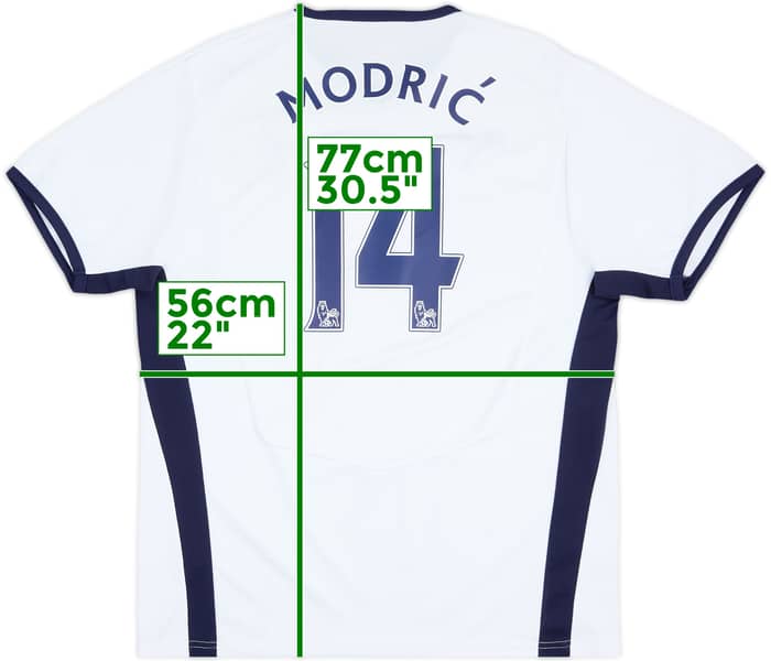 2008-09 Tottenham Home Shirt Modric #14 - 7/10 - (XL)