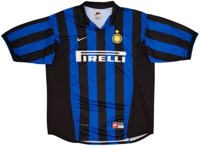 Camiseta de local del Inter Milan 1998-99 Ronaldo #9 - 7/10 - (XXL)