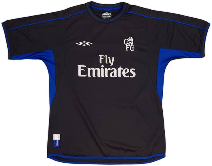 2002-04 Chelsea Camiseta de visitante Zola #25 - 8/10 - (L)
