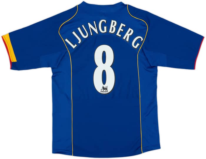 2004-06 Arsenal Away Shirt Ljungberg #8 - 8/10 - (S)