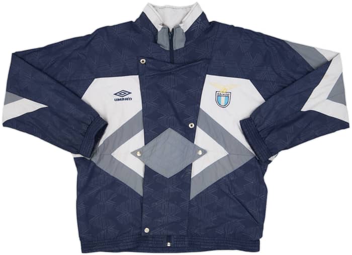 1990-92 Lazio Umbro 1/2 Zip Track Jacket - 5/10 - (XL)