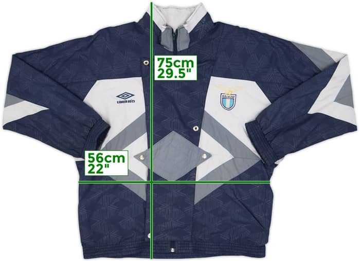 1990-92 Lazio Umbro 1/2 Zip Track Jacket - 5/10 - (XL)