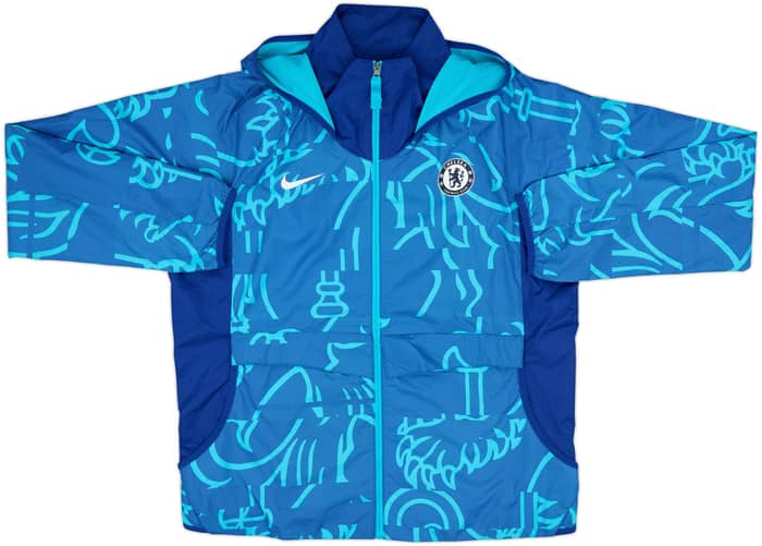 2022-23 Chelsea Nike Hooded Track Jacket - 10/10 - (L)