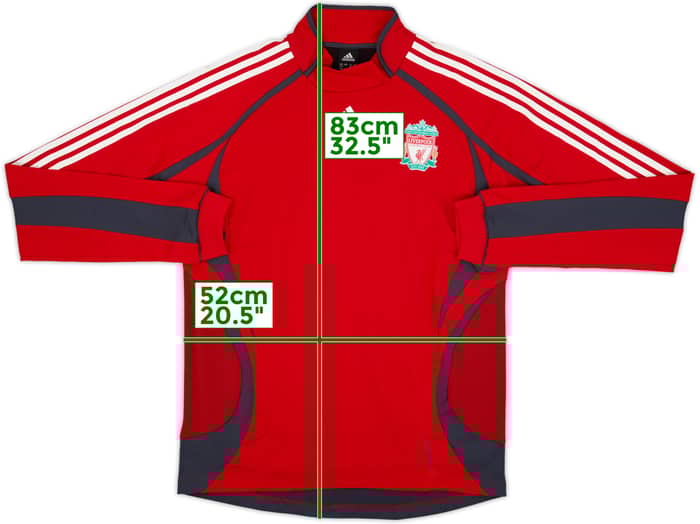 2006-07 Liverpool adidas Formotion Drill Top - 8/10 - (L)